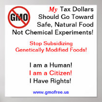 Poster - Stop Subsidizing GMOs