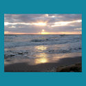 Poster - Sun coming through clouds posters
