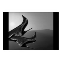Poster - Sunset Boots posters by uniqueandkinky Poster - Sunset Boots posters