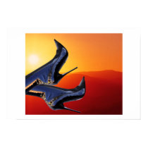 Poster - Sunset Boots posters by uniqueandkinky Poster - Sunset Boots posters