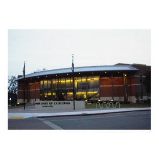 Poster: Superior Court, Paso-Robles, CA print