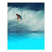 Poster Surfer Girl 2 Rainbow Bay Australia print