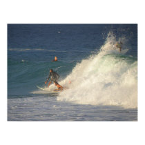 Poster Surfers at Rainbow Bay Australia posters