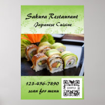 Poster Template Sushi