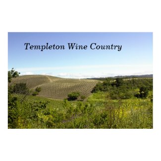 Poster--Templeton-Wine-Counrty-46W, Templeton W... print