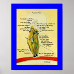 POSTER ~THE CLOWN'S PRAYER OUTLINES PLAYFUL CLOWN! posters