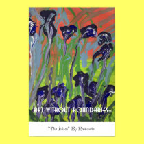 Poster: "The Irises" by Raymonde posters