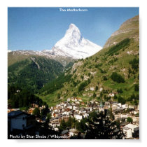 Poster / The Matterhorn / 1996 posters by moxieann Poster / The Matterhorn / 1996 posters
