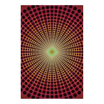 Poster: Tunnel of Spheres: Psychedelic Art by spiritswitchboard