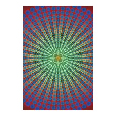 Poster: Tunnel of Spheres: Psychedelic Art by spiritswitchboard