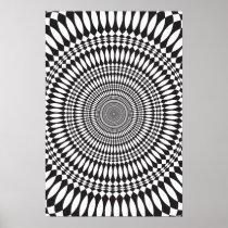 Poster: Vertigo: Black & White Abstract