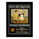 Poster Vintage Advertisements "Waste not want not" posters by Zazzle_Vintage Poster Vintage Advertisements "Waste not want not" posters