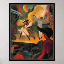 Poster Vintage Art August Macke Ballet