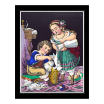 Poster Vintage Art Brueckner Schile Mischief 1874 posters