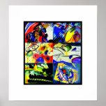 Poster Vintage Art Kandinsky Collage