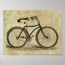 Poster:  Vintage bicycle