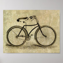 Poster:  Vintage bicycle
