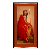 Poster Vintage Elk Foot of the Taos Tribe posters