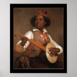 Poster Vintage The Banjo Player posters