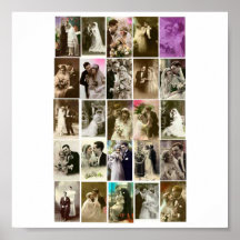 Poster-Vintage-Wedding Photos