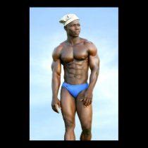 Poster, Walking African, Madou posters