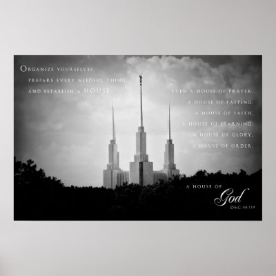 Poster Washington DC LDS Temple 3 by macyrobisonphoto