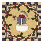 Poster - Winter Dressed Snowman