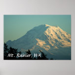 Poster: Winter Mt. Rainier