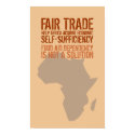 Poster with Fair Trade Message posters