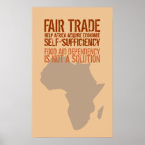 Poster with Fair Trade Message