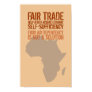 Poster with Fair Trade Message Poster with Fair Trade Message