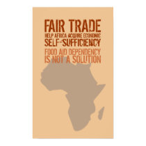 Poster with Fair Trade Message posters