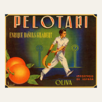Poster with Spanish Crate Label Print for Olives posters