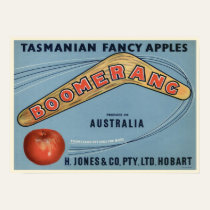 Poster with Vintage Tasmanian Crate Label Print posters