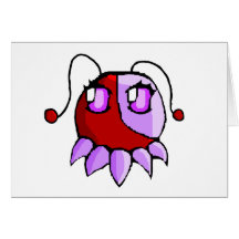 Posterized Squee Greeting Card