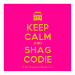 [Campervan] keep calm and shag codie  Posters