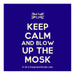 [UK Flag] keep calm and blow up the mosk  Posters