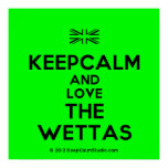 [UK Flag] keepcalm and love the wettas  Posters
