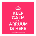 [Crown] keep calm and arruum is here  Posters