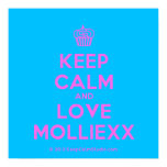 [Cupcake] keep calm and love molliexx  Posters