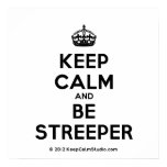 [Crown] keep calm and be streeper  Posters