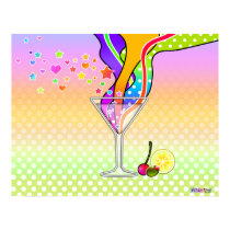 Posters, Fine Art - Pop Art Martini posters by TheMartiniDiva Posters, Fine Art - Pop Art Martini posters