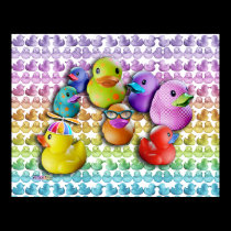 Posters & Fine Art Rubber Duckies Pop Art posters by PopArtDiva Posters & Fine Art Rubber Duckies Pop Art posters