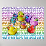 Posters & Fine Art Rubber Duckies Pop Art posters