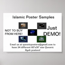 Posters islámicos decorativos decentes