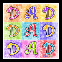 Posters, Prints - DAD Pop Art posters