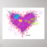Posters, Prints - HEARTS A FIRE!