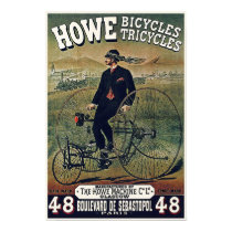 Posters/Prints: Howe Bicycles Tricycles