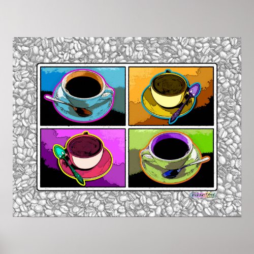 Posters, Prints - Java Addictions Pop Art print