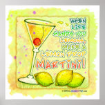 Posters, Prints - Lemon Drop Martini